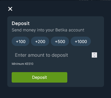 How to Deposit on Betika
